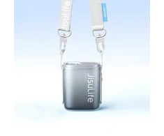 Ventiliatorius Jisulife Neck Fan 5 4500mAh Mini Fan with Lanyard - Juodas