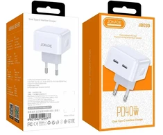 Jokade JB039 kelioninis įkroviklis | 20 W | PD | USB-C | baltas