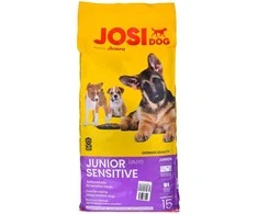 Josera JosiDog Junior Sensitive Visavertis ėdalas jautriems jauniems šunims nuo 8 savaičių amžiaus, 15 kg