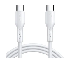 Joyroom Kabelis Flash įkrovimas USB C į USB-C SA26-CC3 / 60W /1m (baltas)