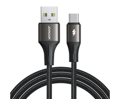 Joyroom Kabelis Light-Speed USB į USB-C SA25-AC3 / 3A / 1.2m (juodas)