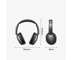 Joyroom J-Head Series JR-JH1 belaidės ausinės su ANC Bluetooth – juodos spalvos