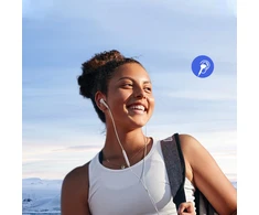 Ausinės Joyroom JR-EC05 USB-C baltos