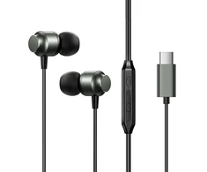 Ausinės Joyroom JR-EC06 Type-C pilkos