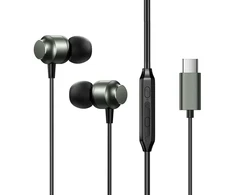 Joyroom JR-EC06 USB-C Įstatomos į ausis ausinės - pilka