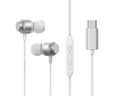 Joyroom JR-EC06 USB-C Įstatomos į ausis ausinės - sidabrinis