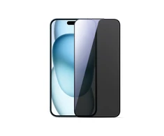 Joyroom JR-MLG0282 2.5D Dustproof Privacy ekrano apsauga su juodu rėmeliu Apple iPhone 15 Plus/16 Plus