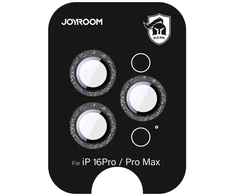 Joyroom JR-MSF0303 Apsauginis stiklas Screen Protector skirtas Apple iPhone 16 Pro/16 Pro Max Lenses – juodos spalvos