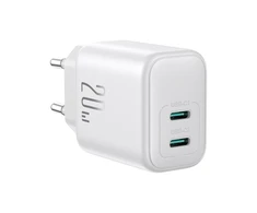 Joyroom JR-TCF12 tinklo įkroviklis 2x USB-C 20W PD / QC 3.0 - baltas