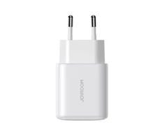 Įkroviklis Joyroom JR-TCF20 20W USB-C + USB-C į USB-C laidas 1,0m baltas