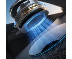 „Joyroom JR-ZS501“ magnetinis automobilio laikiklis, suderinamas su „MagSafe“, skirtas prietaisų skydeliui – tamsiai pilkas