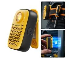 Joyroom Maya JR-MS03 portable Bluetooth garsiakalbis su built-in flashlight, resistant - geltona
