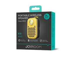 Joyroom Maya JR-MS03 portable Bluetooth garsiakalbis with built-in flashlight, resistant - geltona