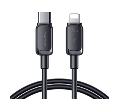 Joyroom Multi-Color Series A14 USB-C/ Lightning kabelis 20W 1,2 m – juodas