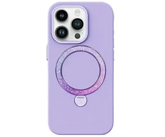 Dėklas Joyroom PN-15L4 Case Dancing Circle, skirta iPhone 15 Pro Max (violetinė)