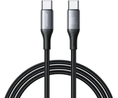 Joyroom S-A28 duomenų perdavimo ir įkrovimo kabelis | USB-C į USB-C | 60W | 1 m | juodas