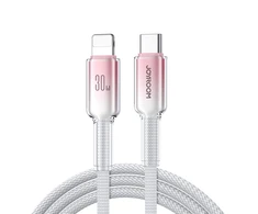 Kabelis USB-C Lightning Joyroom S-A42 30W 1,2m baltos spalvos