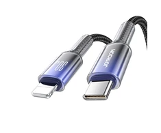 Kabelis USB-C Lightning Joyroom S-A42 30W 1.2m juodos spalvos