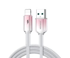 Kabelis USB-A Lightning Joyroom S-A42 3A 1.2m baltos spalvos