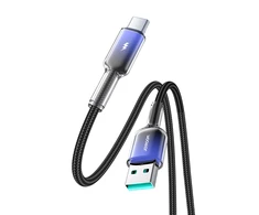 Joyroom USB-A USB-C kabelis S-A42 3A 1.2m juodos spalvos