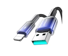 Kabelis USB-A Lightning Joyroom S-A42 3A 1.2m juodos spalvos