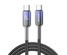 Joyroom S-A42 60W USB-C kabelis 1.2m juodos spalvos