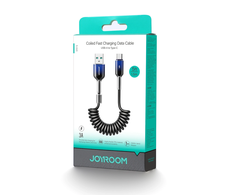 Joyroom S-A51 60W USB-A USB-C kabelis 1.5m juodos spalvos