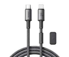 USB kabelis Joyroom SA-50 USB-C to Lightning 30W 1.2m tamsiai pilkas