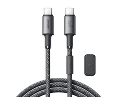 USB kabelis Joyroom SA-50 USB-C to USB-C 60W 1.2m tamsiai pilkas