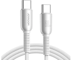 Joyroom S-A51 Cutting-Edge serijos duomenų perdavimo ir įkrovimo kabelis | USB-C į USB-C | 60W | 1,2 m | pilkas