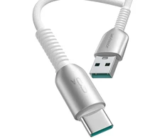 Joyroom S-A51 Cutting-Edge serijos duomenų perdavimo ir įkrovimo kabelis | USB-A į USB-C | 15 W | 1,2 m | pilkas