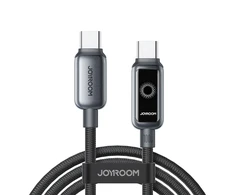 Kabelis Joyroom S-A55 StarFlight 100W USB-C – USB-C 1,2m – juodos spalvos
