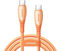 Joyroom S-A59 Vibrant Series 60W USB-C - USB-C Cable 1.2m - Oranžinis