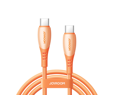 Joyroom S-A59 Vibrant Series 60W USB-C - USB-C Cable 1.2m - Oranžinis