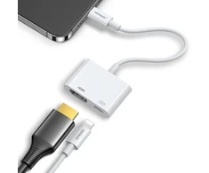 Joyroom S-H141 Lightning (male) - HDMI FullHD 1080p 60Hz (female) / Lightning (female) adapter - baltas