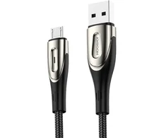Joyroom S-M411 duomenų perdavimo ir įkrovimo kabelis | USB-A į Micro USB | 15 W | 2 m | juodas