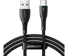 Joyroom Starry Series SA32-AC3 duomenų perdavimo ir įkrovimo kabelis | USB-A į USB-C | 15 W | 1 m | juodas
