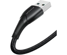 Joyroom Starry serijos SA32-AC6 duomenų perdavimo ir įkrovimo kabelis | USB-A į USB-C | 100W | 1m | juodas