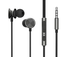 Joyroom Laidinės ausinės JR-EW03, pusiau į ausį (tamsiai pilka)