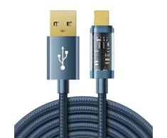 Kabelis prie USB-A / Lightning / 2.4A / 1.2m Joyroom S-UL012A12 (mėlynas)