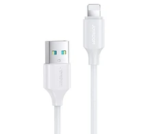 Joyroom USB-A - Lightning kabelis 2.4A 0.25m - Baltas