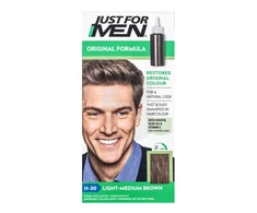 „Just For Men“ Šampūnas plaukų dažai H30 šviesiai vidutinės rudos spalvos, 66 ml