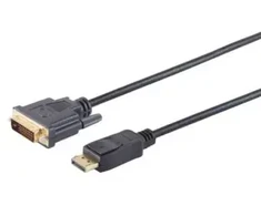 Kabelis Brackton DisplayPort - DVI 1080P 60Hz 7.5m
