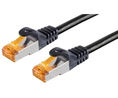 Kabelis Brackton Outdoor Patch S FTP 5m CAT 6a Juodas