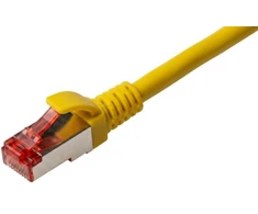 Kabelis Brackton Patch SF UTP 7.5m CAT 6a Geltona