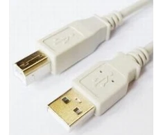 USB kabelis Icidu Kabelis Brackton USB kištukas - USB kištukas B 1.8m baltas