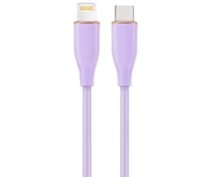 USB 2.0 CM/8 kontaktų lightning M laidas 1,5 m Gembird violetinis