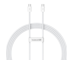 Greito įkrovimo laidas USB-C arba USB-C Baseus Superior 2 100W 2m (baltas)