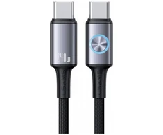 Kabelis USAMS Huan Series SJ751 240W USB-C į USB-C 1,2 m, tamsinti