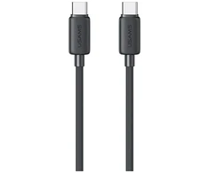 Kabelis USAMS KY Series US-SJ691 60W USB-C į USB-C 1m juodos spalvos